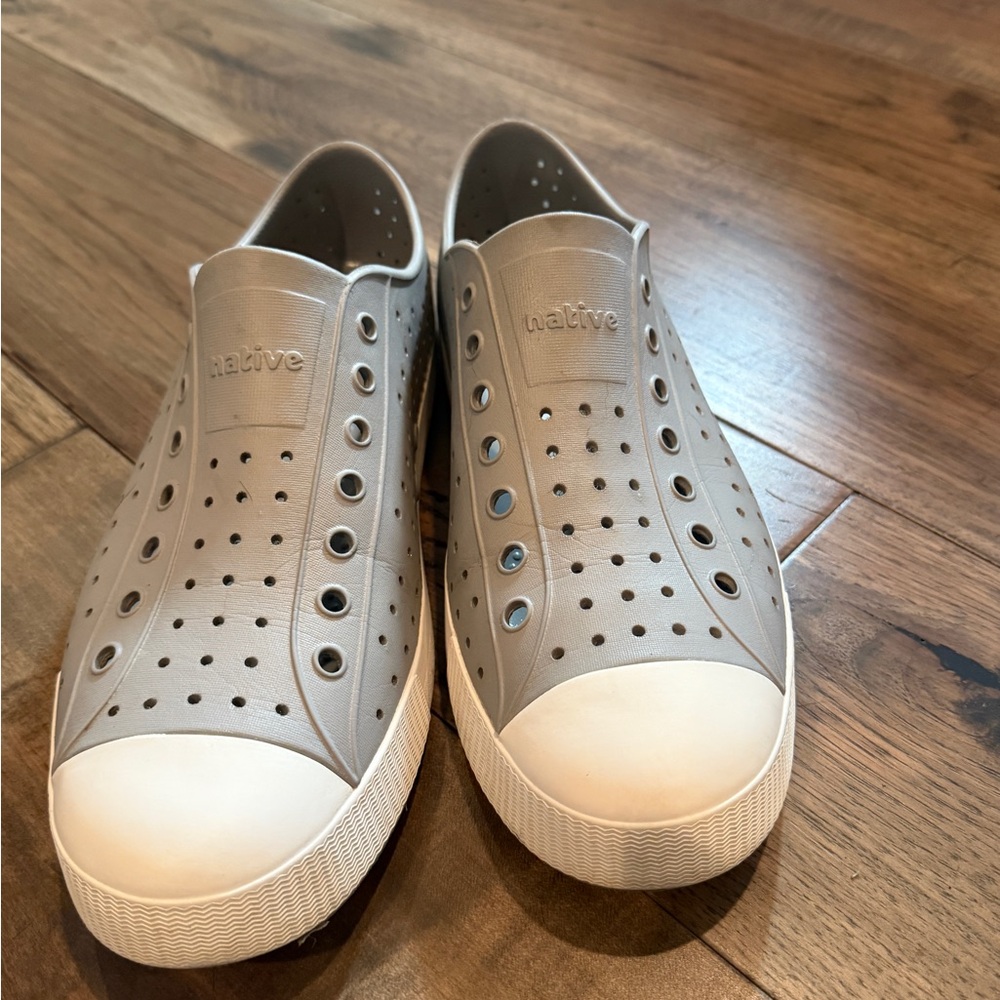 Native Taupe Slip-On Shoes